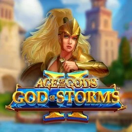 Age Of The Gods: God Of Storms 2 logo by Playtech at Wildroyal Casino