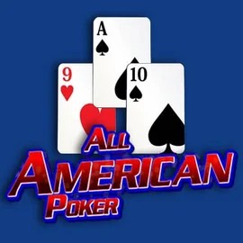 Logo of All American Poker from RTG (Reel Time Gaming) at Wildroyal Casino