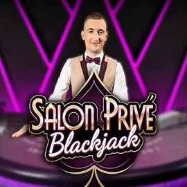 Blackjack Salon Privé slot visual from Ezugi available on wildroyal.eu.com