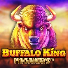 Buffalo King Megaways online game logo by Pragmatic Play on wildroyal.eu.com