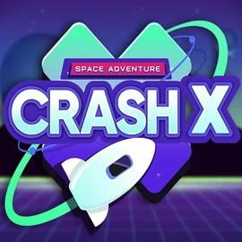 Logo of Crash X from Turbo Games at Wildroyal Casino