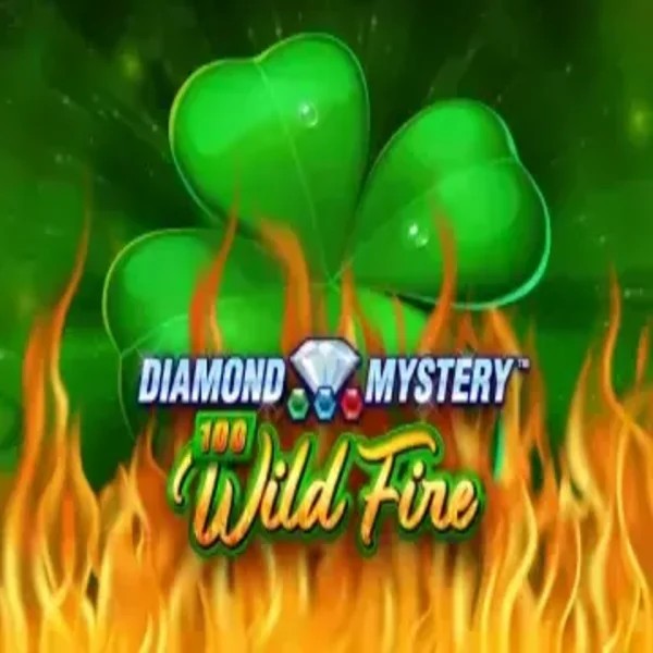 Diamond Mystery 100 Wild Fire slot logo by Greentube at Wildroyal Casino