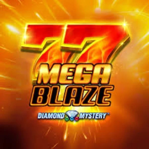Slots logo of Diamond Mystery Mega Blaze from Greentube at Wildroyal Casino