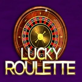 Lucky Roulette logo by Belatra Games at Wildroyal Casino