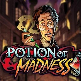 Potion of Madness slot logo by Play'n GO at Wildroyal Casino