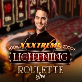 XXXtreme Lightning Roulette slot logo by Evolution at Wildroyal Casino